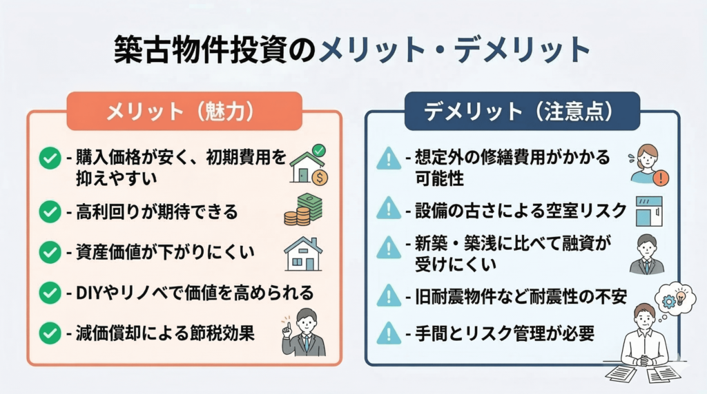 築古物件に投資するメリット・魅力