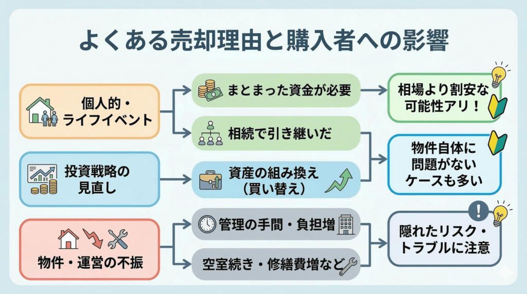 オーナーチェンジ物件をなぜ売る?よくある理由