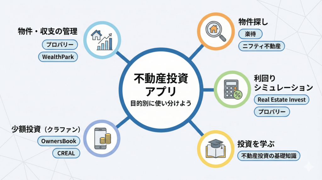 アプリなら不動産投資がもっと簡単になる