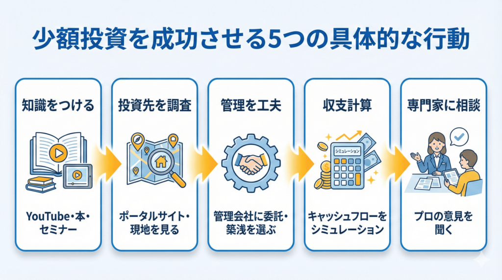 少額の不動産投資を成功させるコツ
