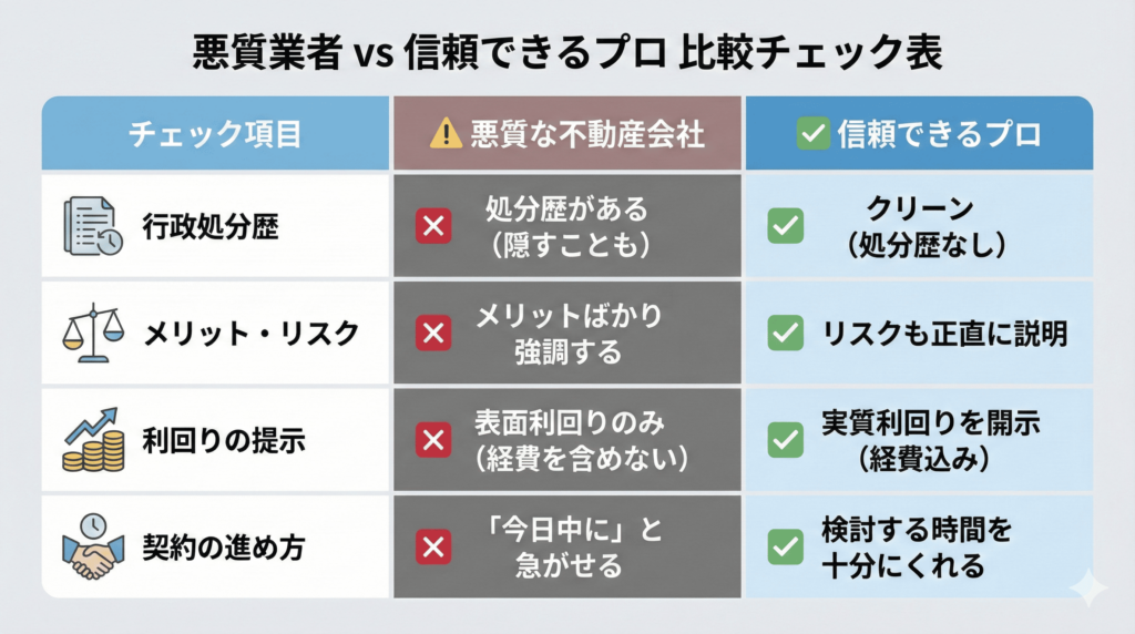サラリーマンをカモにする悪質な不動産会社を見抜くポイント