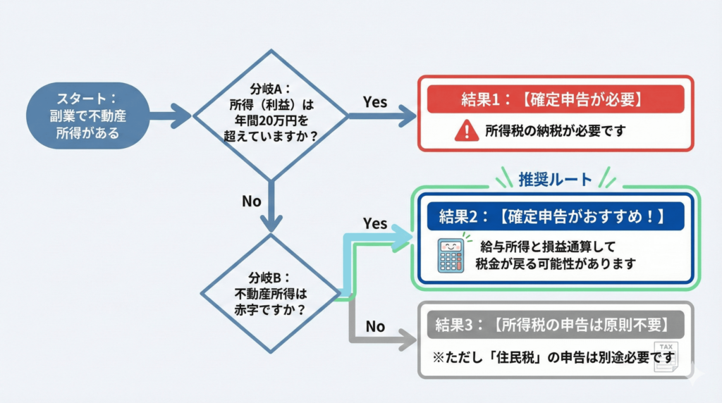 不動産所得で確定申告は必要？