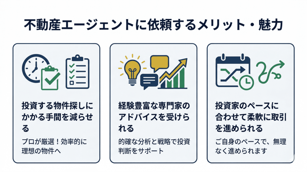 不動産エージェントに依頼するメリット・魅力