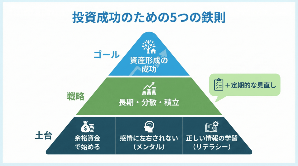 今から始めた投資を成功させるコツ